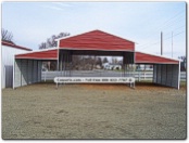 metal horse barn